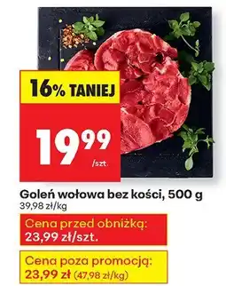 Biedronka Goleń wołowa bez kości Biedronka oferta