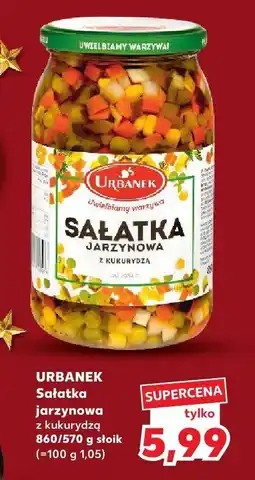Kaufland Sałatka jarzynowa z kukurydzą Urbanek 860/570 g oferta
