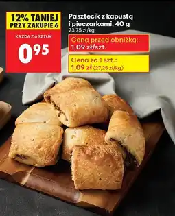 Biedronka Pasztecik z kapustą i pieczarkami Biedronka oferta