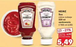 Kaufland Sos Heinz różne rodzaje 220 ml oferta