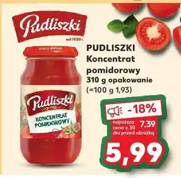 Kaufland Koncentrat pomidorowy Pudliszki 310 g oferta