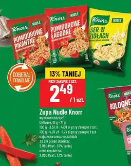 Polomarket Zupa Nudle Knorr Ser w Ziołach oferta