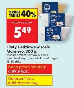 Biedronka Filety śledziowe w sosie musztardowym Marinero oferta
