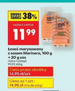 Biedronka Łosoś marynowany z sosem Marinero oferta