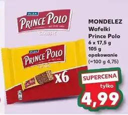 Kaufland Wafelki Prince Polo Mondelez 6 x 17,5 g 105 g oferta