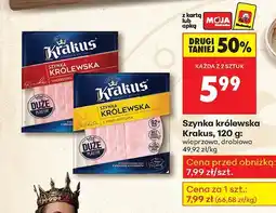 Biedronka Szynka królewska wieprzowa Krakus oferta