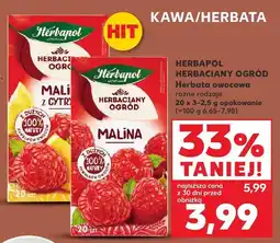 Kaufland Herbata Herbaciany Ogród owocowa różne rodzaje 20 x 3-2,5 g HERBAPOL oferta