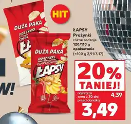 Kaufland Prażynki różne rodzaje 120/110 g ŁAPSY oferta