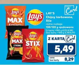 Kaufland Chipsy Stix różne rodzaje 130/120 g LAY'S oferta