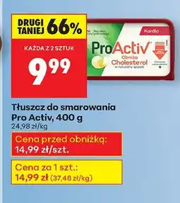 Biedronka Tłuszcz do smarowania 400 g Pro Activ oferta