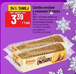 Polomarket Ciastka owsiane z sezamem Sielanka oferta