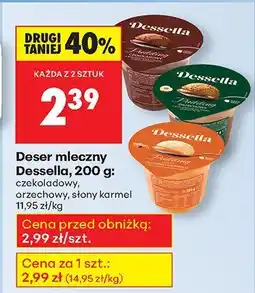 Biedronka Deser mleczny czekoladowy Dessella oferta