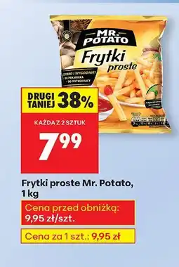 Biedronka Frytki proste 1 kg Mr. Potato oferta
