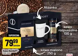 Polomarket Kawa Davidoff zestaw: kawa mielona 250g, kawa rozpuszczalna 100g, filiżanka oferta