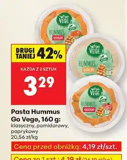 Biedronka Pasta Hummus klasyczny Go Vege oferta