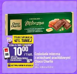 Polomarket Czekolada mleczna z orzechami arachidowymi Choco Charlie oferta