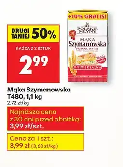 Biedronka Mąka typ 480 Szymanowska oferta