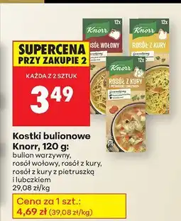 Biedronka Bulion warzywny - kostki Knorr oferta