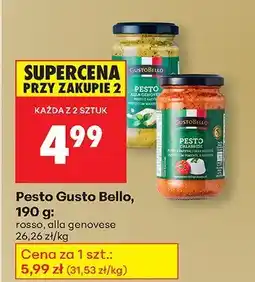 Biedronka Pesto rosso Gusto Bello oferta