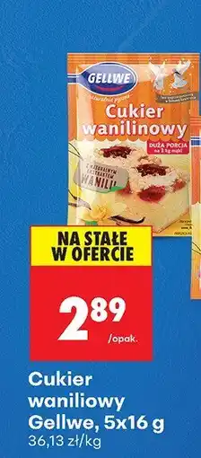 Biedronka Cukier wanilinowy 5-pak Gellwe oferta
