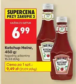 Biedronka Ketchup łagodny Heinz oferta
