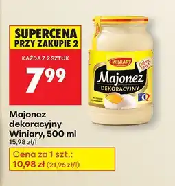 Biedronka Majonez dekoracyjny 500 ml Winiary oferta