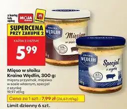 Biedronka Mięso w słoiku mięsny przysmak Kraina Wędlin oferta
