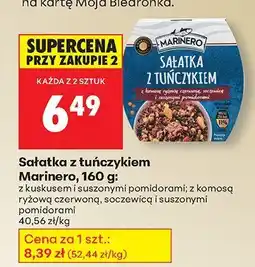 Biedronka Sałatka z tuńczykiem z kuskusem i suszonymi pomidorami Marinero oferta