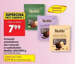 Biedronka Orzeszki arachidowe w czekoladzie Meltié oferta