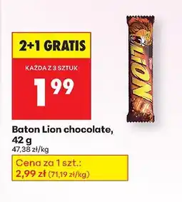 Biedronka Baton Lion chocolate Nestlé oferta
