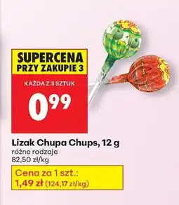 Biedronka Lizak różne rodzaje Chupa Chups oferta
