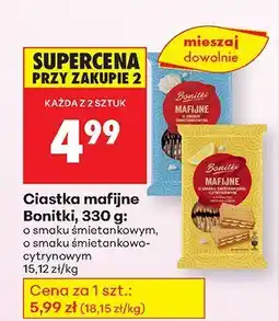 Biedronka Ciastka mafijne śmietankowe Bonitki oferta