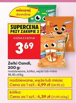 Biedronka Żelki nadziewane Candi oferta