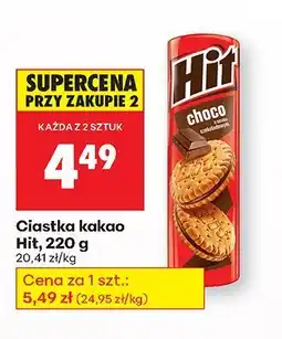 Biedronka Ciastka kakaowe Hit oferta