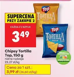 Biedronka Chipsy Tortilla różne rodzaje Top oferta