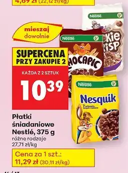 Biedronka Płatki śniadaniowe różne rodzaje Nestlé oferta