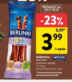 Intermarche Kabanosy Berlinki oferta