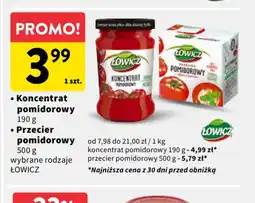 Intermarche Koncentrat pomidorowy oferta