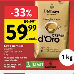 Intermarche Kawa ziarnista Dallmayr Crema d'Oro oferta
