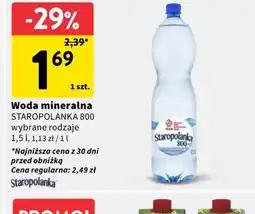 Intermarche Woda mineralna oferta