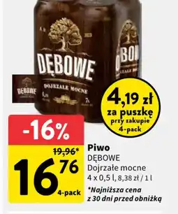 Intermarche Piwo DEBOWE oferta