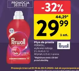Intermarche Płyn do prania Perwoll oferta