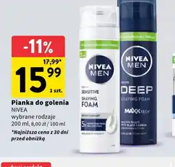 Intermarche Pianka do golenia NIVEA oferta