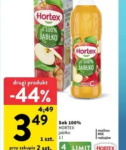 Intermarche Sok 100% Hortex oferta