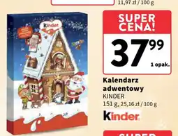 Intermarche Kalendarz adwentowy Kinder oferta