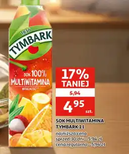 Auchan Sok Multiwitamina Tymbark oferta