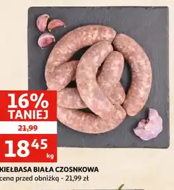 Auchan KIELBASA BIALA CZOSNKOWA oferta