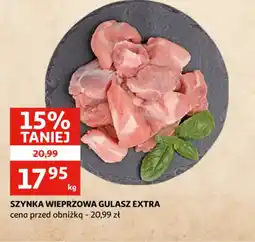 Auchan Szynka wieprzowa gulasz extra oferta