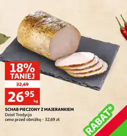 Auchan SCHAB PIECZONY Z MAJERANKIEM oferta