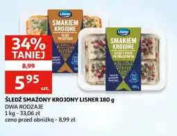 Auchan Sledź smażony krojony Lisner oferta